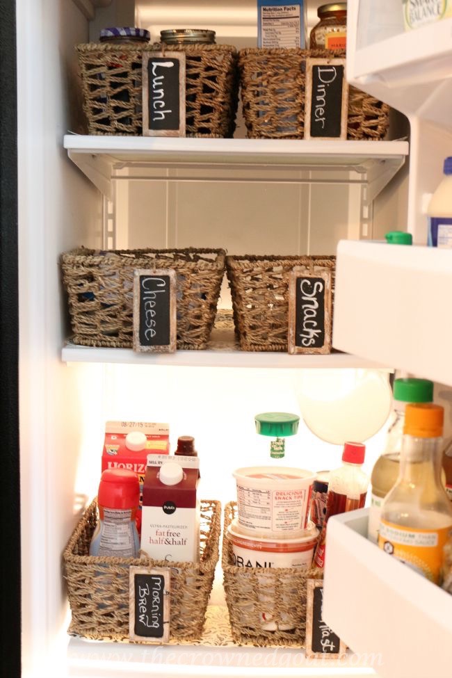 Organizing the Refrigerator with Budget Friendly Baskets