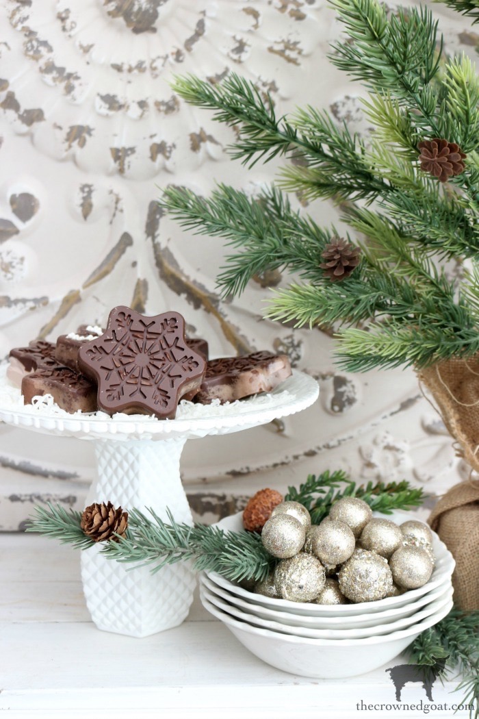 Chocolate Covered Oreo Snowflake Cookies