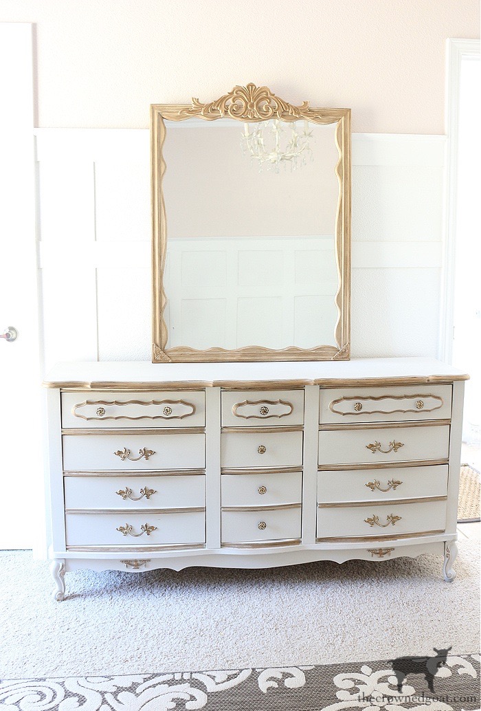 Quick and Easy DIY Anthroplogie Inspired Mirror - The Crowned Goat 