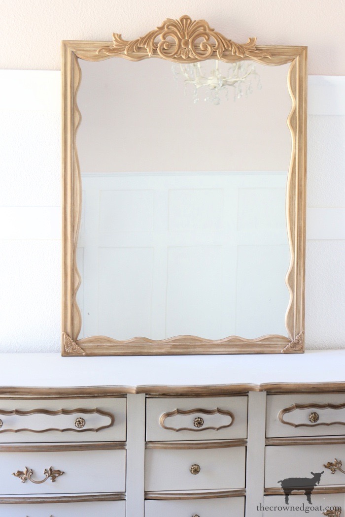 How to Create a DIY Anthropologie Inspired Mirror in 4 Simple Steps - The Crowned Goat 