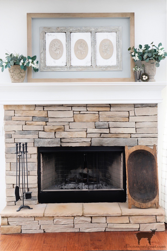 DIY French Country Mantel Art