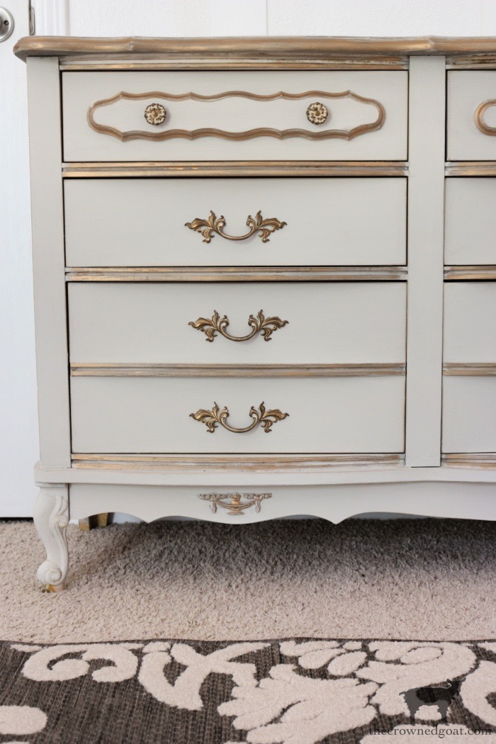 French Country Dresser Makeover - The Crowned Goat 