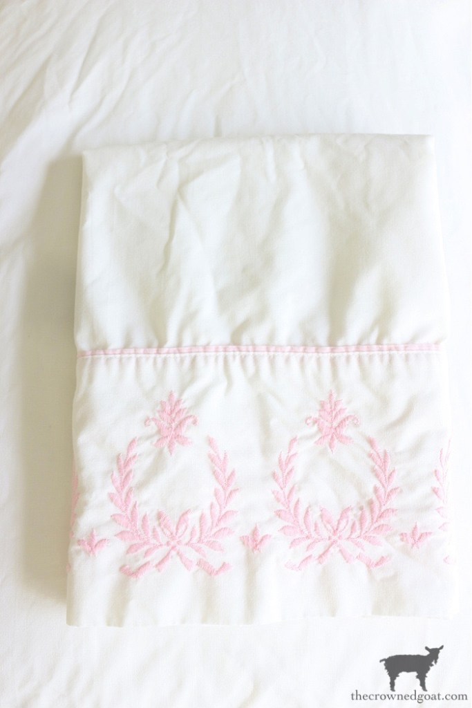 How to Clean and Store Vintage Pillowcases-The Crowned Goat