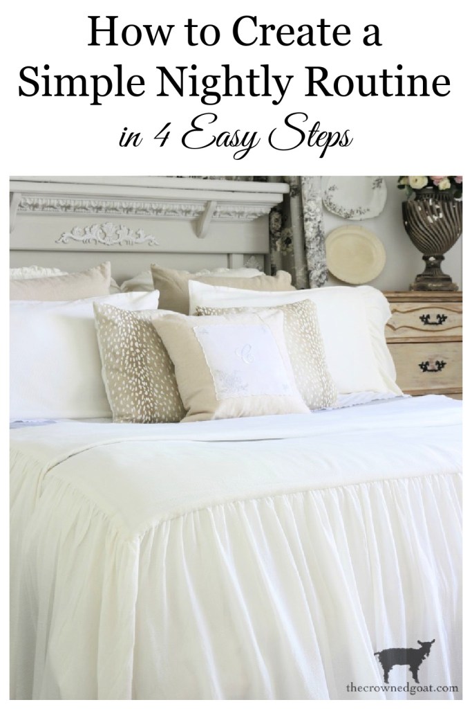 How to Create a Simple Nightly Routine in 4 Easy Steps-The Crowned Goat 