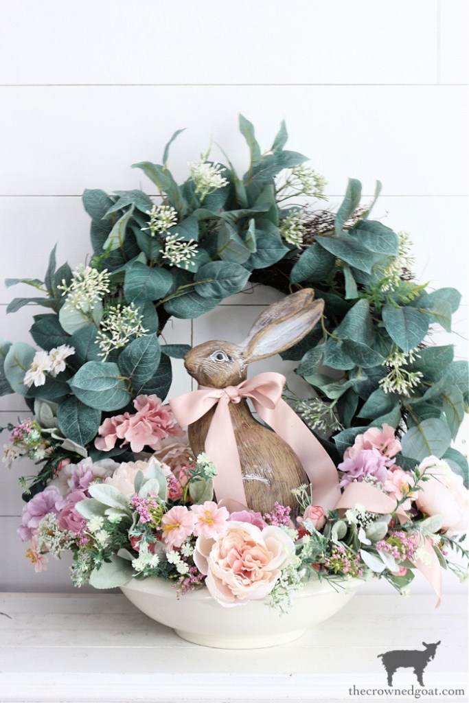 How to Create a Simple Spring Centerpiece-The Crowned Goat 