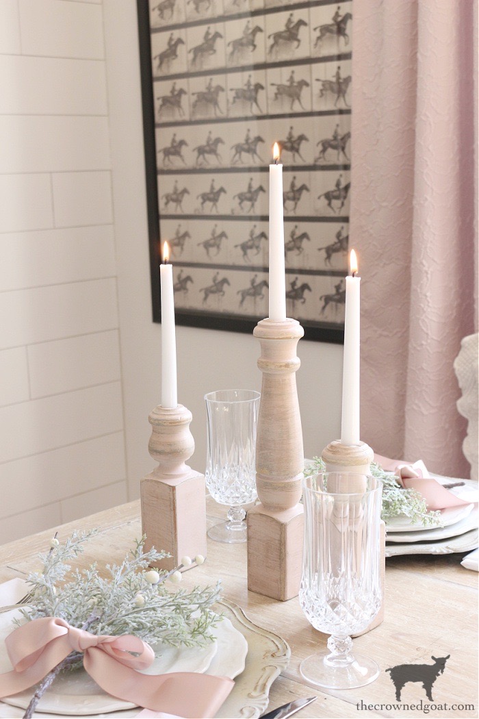 How to Create DIY French Farmhouse Candlesticks-The Crowned Goat