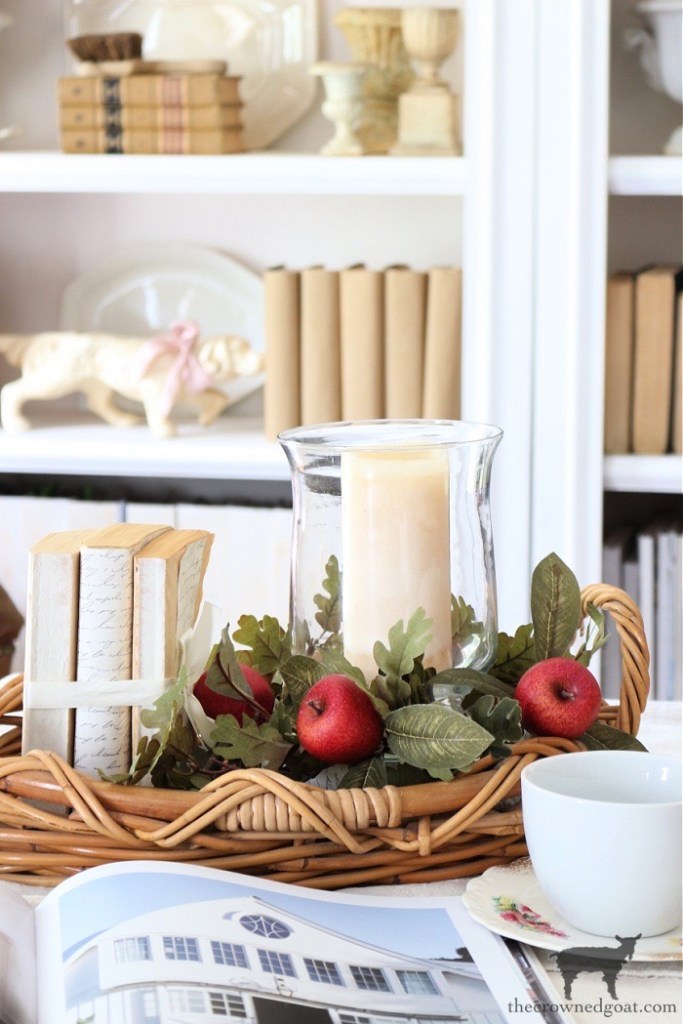 Quick and Easy Apple Centerpiece and Vignette Ideas-The Crowned Goat 