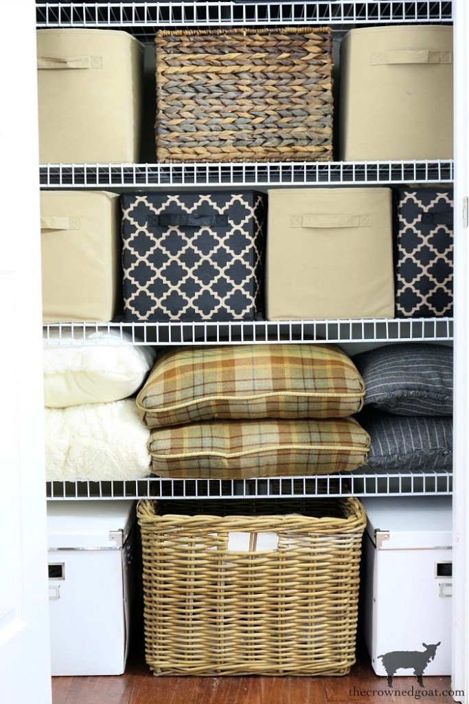 52 Weeks to a Simplified and Organized Home Challenge: Tips for Organizing Closets-The Crowned Goat 