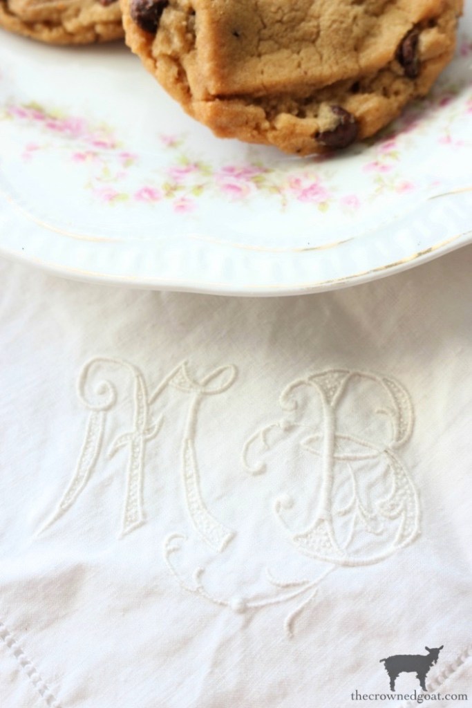 Ways to Live a More Luxurious Life: Set the table with monogrammed linens-The Crowned Goat 